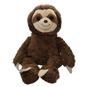 Hug Fun Dark Brown Sloth Plush Stuffed Animal